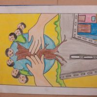Painting competition on 'Save Fuel'